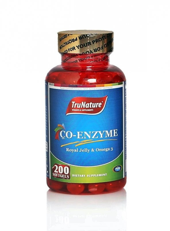 Trunature Coenzyme Q10 100 Mg  Royal Jelly 200 Mg 200 kapsul