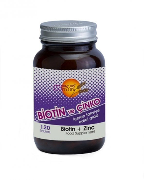 Meka Nutrition Biotin Zinc 120 tablet