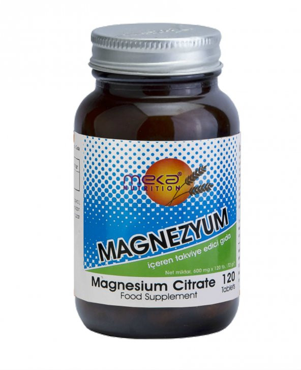 Meka Nutrition Magnesium Citrate 120 tab.Kargo Bizden