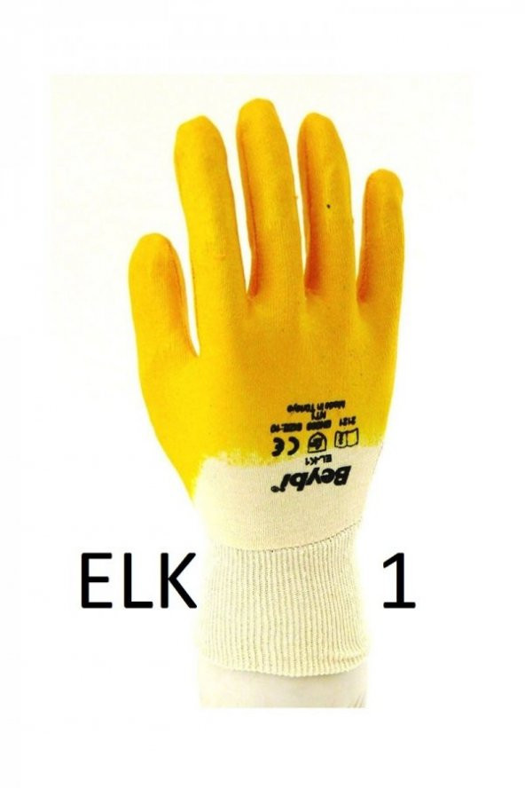 BEYBİ-ELK-1.NİTRİL İŞ ELDİVENİ,12 ADET FİYATI