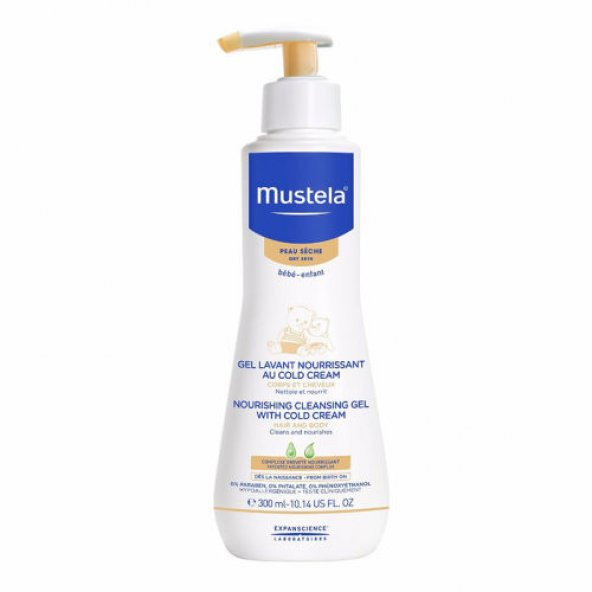 MUSTELA NOURUSHNG CLEANSING GEL- WITH COLD CREAM 300 ML - COLD K