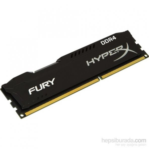 KINGSTON HYPERX FURY BLACK 16GB DDR4 2400MHz RAM-HX424C15FB/16