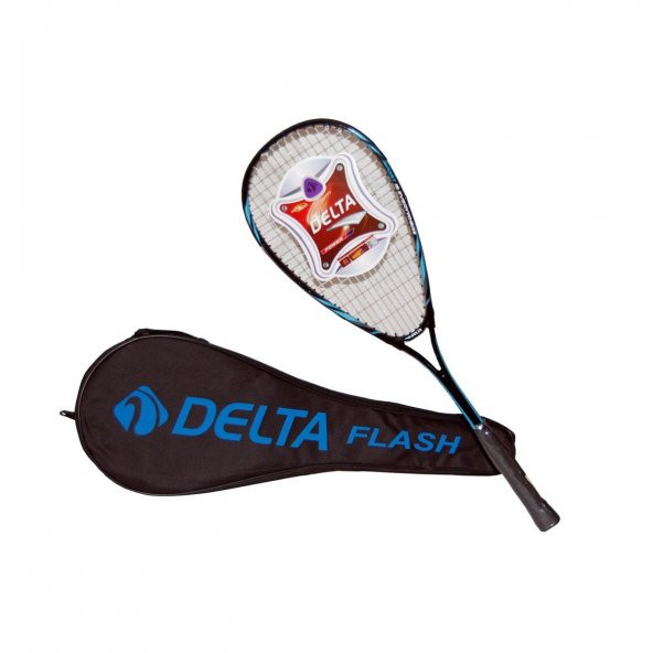 Delta Flash 27 inç Çantalı Mavi Squash Raketi