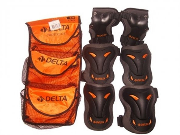 Delta 3 Parçalı Protector Paten-Kaykay-Bisiklet Koruyucu Seti