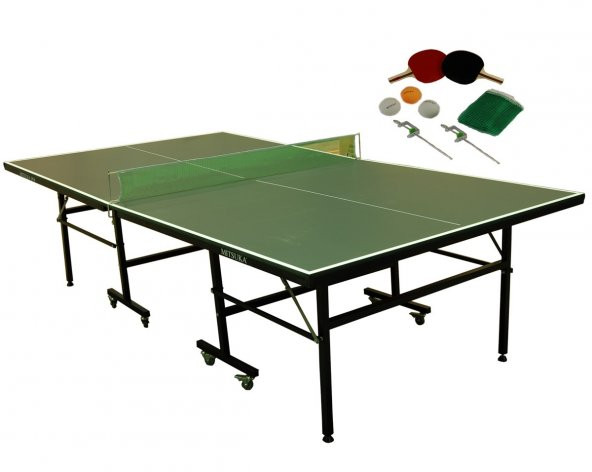 Mitsuka PLAY-G2 Yeşil Masa Tenis Masası - Mitsuka Masa Tenis Seti Hediye