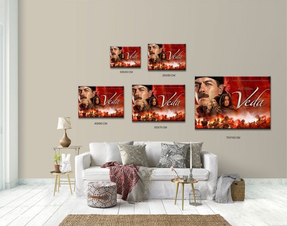 VEDA FİLM AFİŞİ KANVAS TABLO