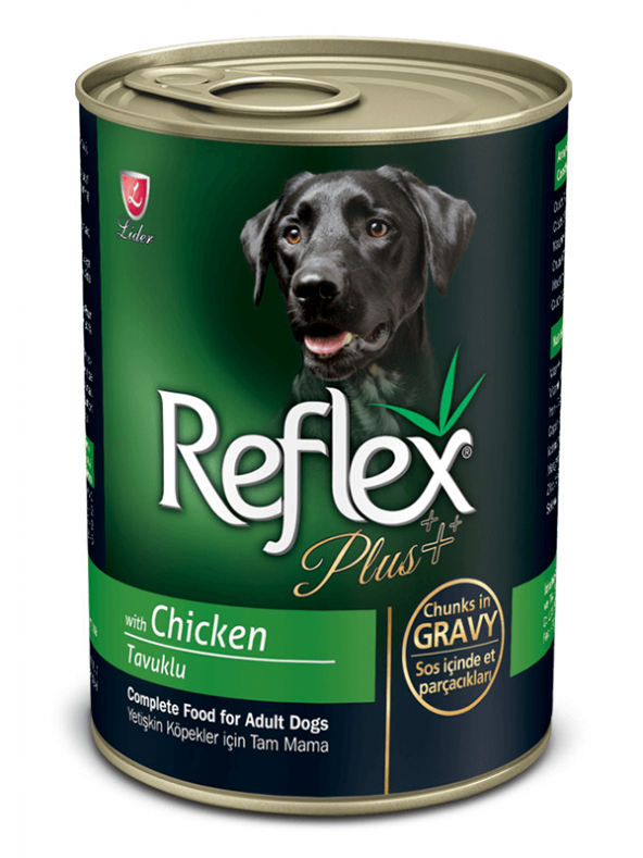 Reflex Plus Tavuklu Parça Etli Yetişkin Köpek Konservesi 400 gr