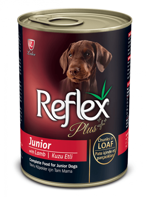 Reflex Plus Kuzu Etli Konserve Yavru Köpek Maması 400 gr