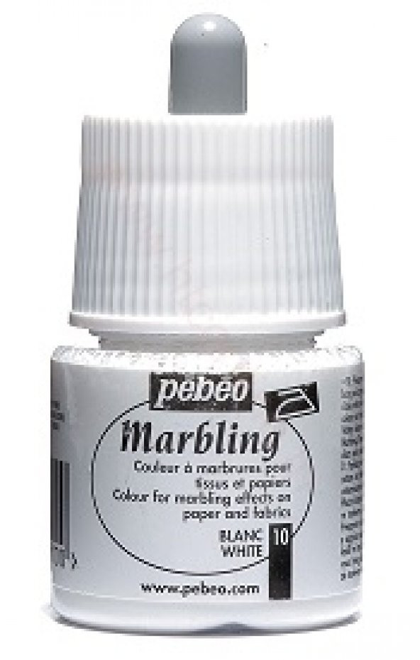 Pebeo Marbling 10 Beyaz Ebru Boyası 45 ml