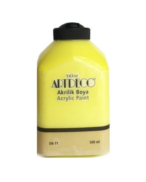 Artdeco 500ml 3627 Limon Sarı Yeni Formül Akrilik Boya