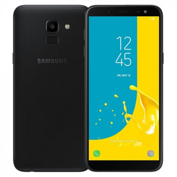 Samsung J6 (J600) 32Gb Black (2 Yıl Samsung Türkiye Garantili)