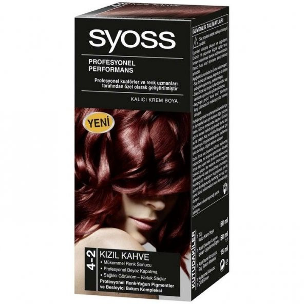 Syoss Saç Boyası 4.2 Kızıl Kahve