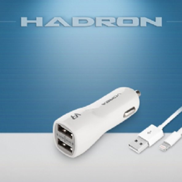 Hadron HD 8002 ÇAKMAKLIK Plastik ŞARZ ADAPTÖR ÇİFT USB ÇIKIŞLI