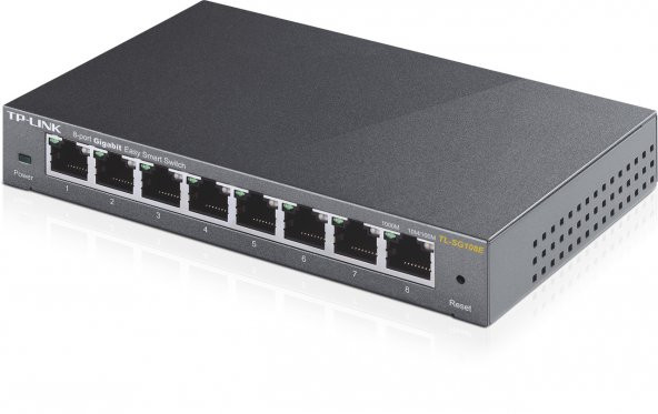 TP-LINK TL-SG108E 8PORT 10/100/1000 YÖNETİLEMEZ SWITCH - 1