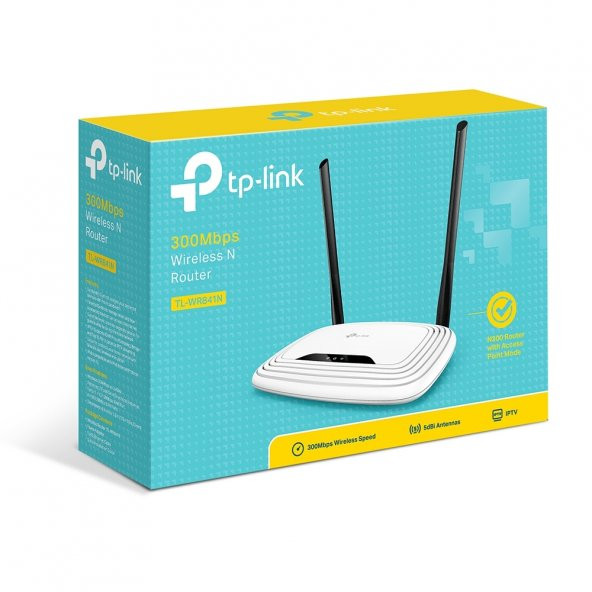 TP-LINK TL-WR841N 4 PORT 300 Mbps KABLOSUZ ROUTER - 4