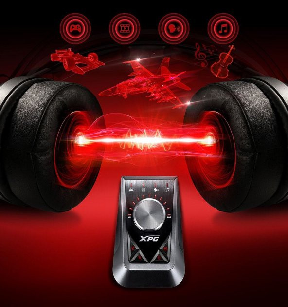 XPG Emix H30 Solox F30 Amplifier Kulak Üstü Gaming Kulaklık SOLOXF30-EMIXH30 - 3