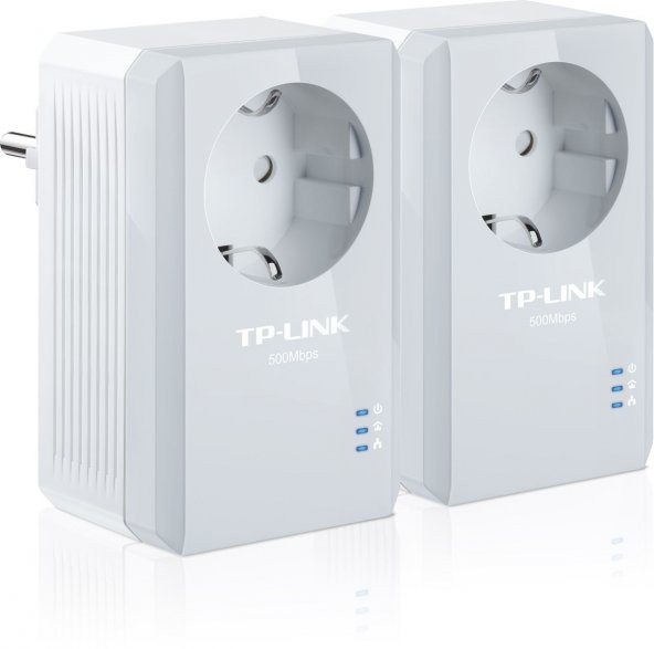 TP-LINK 500Mbps Tak-Kullan Enerji Tasarruflu Powerline Adaptör TL-PA4010PKIT