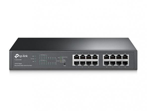 OMADA 10/100/1000Mbps 16xPort Smart POE with 8xPort PoE Switch TL-SG1016PE - 2