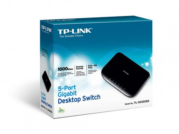 TP-LINK 10/100/1000Mbps 5xPort %50 Güç Tasarruflu Tak Kullan Switch TL-SG1005D - 6