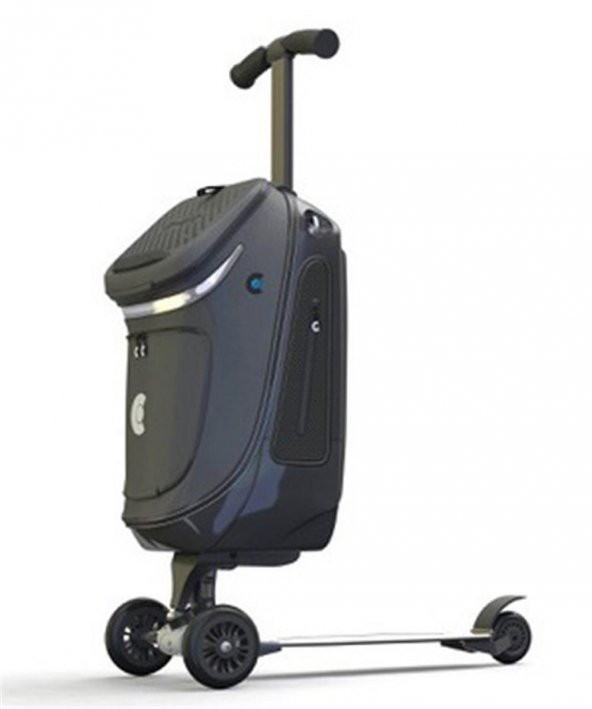 Micro Kickpack Siyah Sırt Çantalı Scooter