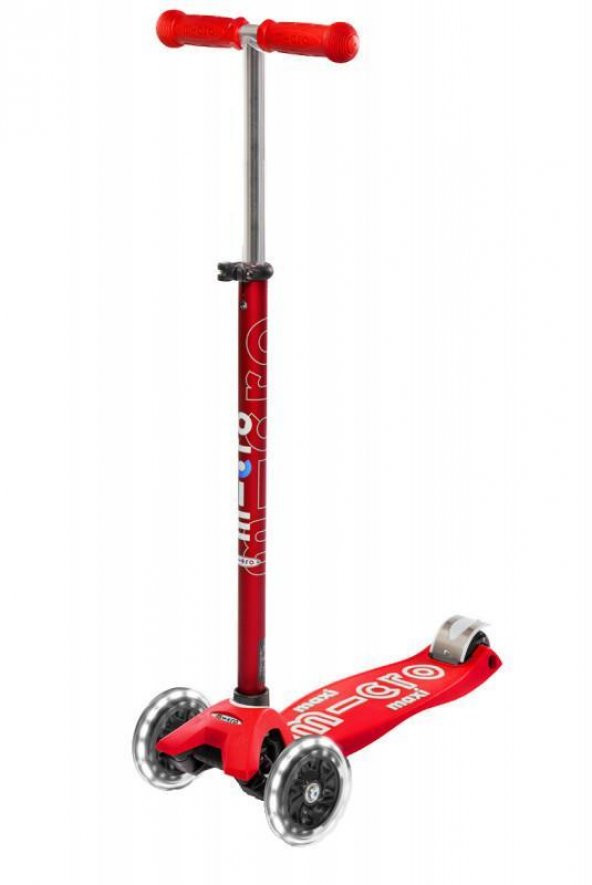 Micro Maxi Deluxe Red Ledli Scooter MMD068
