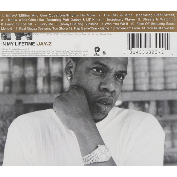 JAY-Z - IN MY LIFETIME VOL.1 (CD) - 2