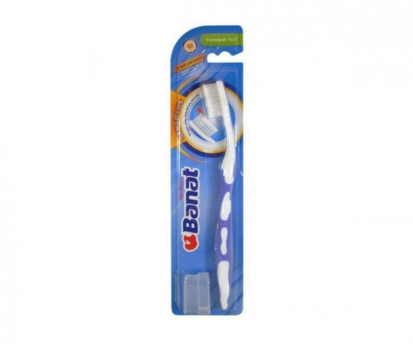 Banat Duocare Medium/Orta Diş Fırçası - Mavi
