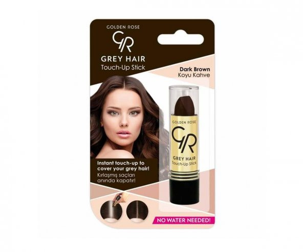 Golden Rose Gray Hair Touch-up Beyaz Saç Kapatıcı Stick (Koyu Kahve)