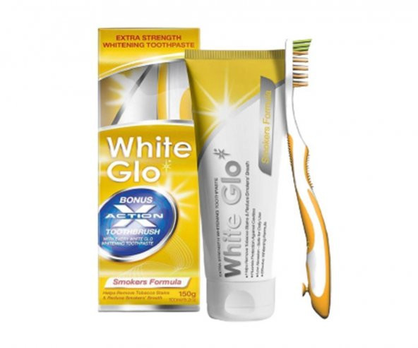 White Glo Smoker Formula 150 Gr - Beyazlatıcı Diş Macunu