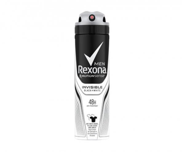Rexona Deodorant Sprey Invısıble Black Whıte 150 ml ürün görseli