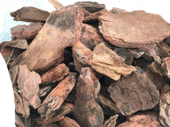 Çam Kabuğu 20 Litre Doğal Ağaç Kabuğu Dekoratif Ağaç Kabuğu - 3