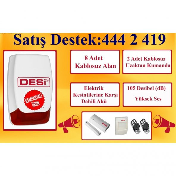 Desi Alarm - Midline Plus - Son Teknoloji Alarm Sistemi