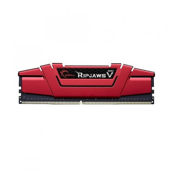 GSKILL RipjawsV Kırmızı 8GB 3000Mhz DDR4 Soğutuculu CL15 Pc Ram F