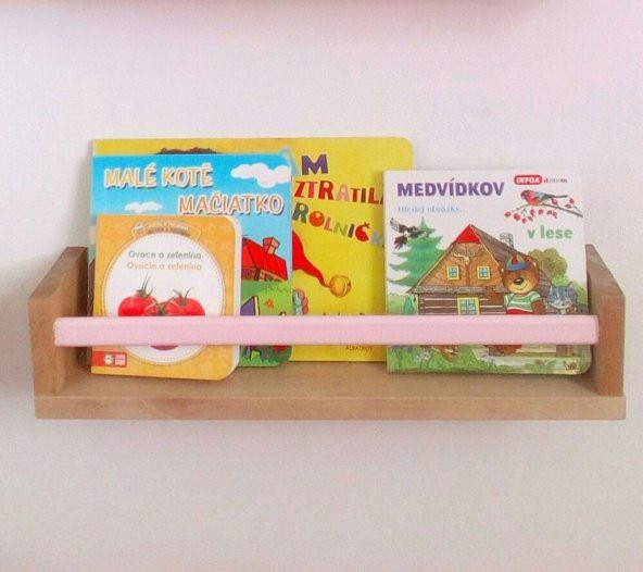 Ceebebek Ahşap Duvar Raf Bebek Çocuk Odası Montessori Kitaplık 1PCUB40 Ücretsiz Kargo