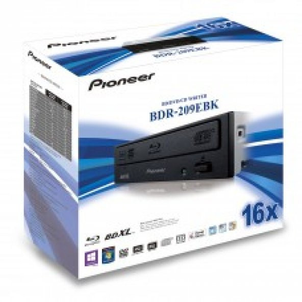 Pioneer BDR-209DBK Bulk 16x Blu-Ray BD-R Dahili