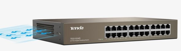 TENDA TEG1024D 24Port 10/100/1000 Rack-M Switch TEG1024D