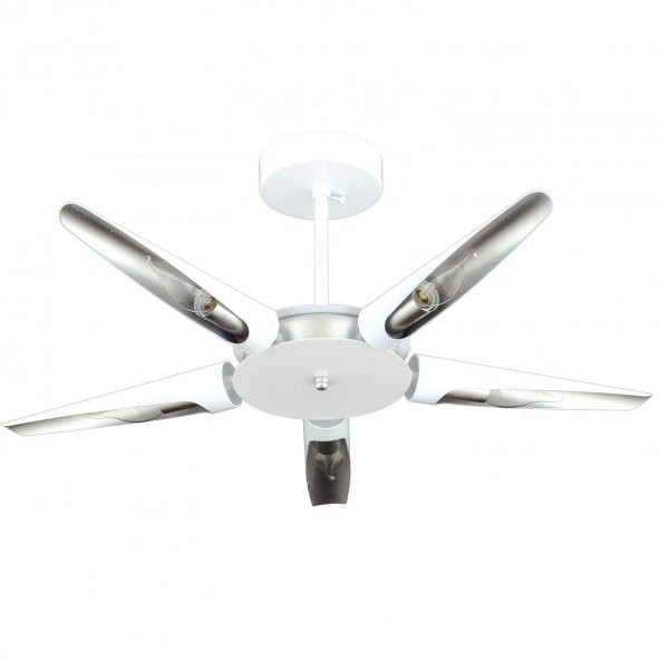 Trendylight Sezen 5 Li Beyaz Renkli Plafonyer Avize