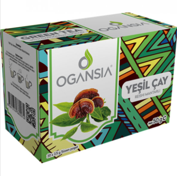 OGANSIA REISHI MANTARLI GANO YEŞİL ÇAY 20x2,5gr