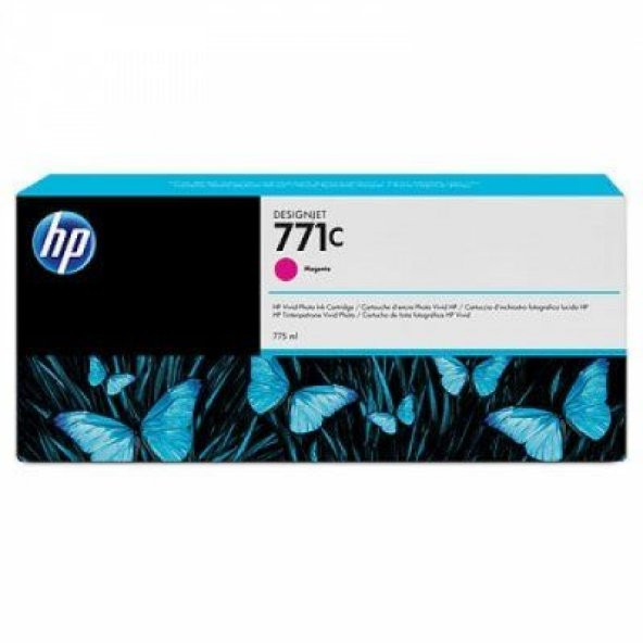 HP No 771 775ml Kırmızı Kartuş B6Y09A