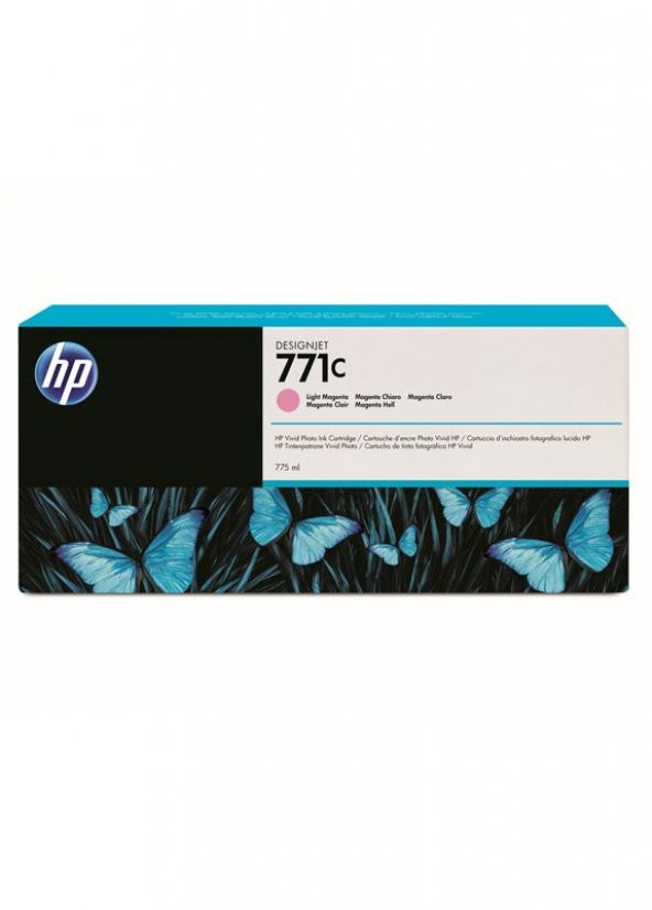 HP No 771 775ml Açık Kırmızı Kartuş B6Y11A