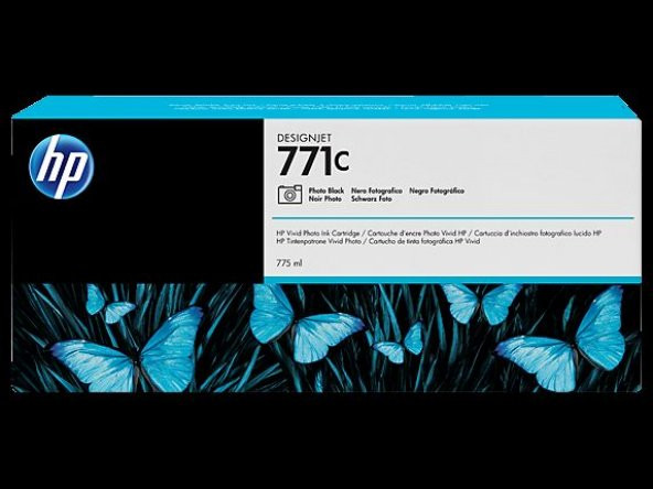 HP No 771 775ml Photo Siyah Kartuş B6Y13A