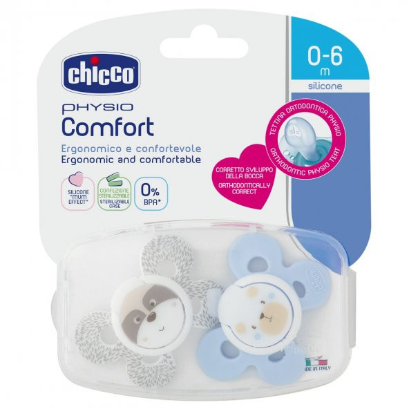 CHICCO PHYSIO COMFORT SILIKON EMZIK (0-6AY) KIZ 2 LI