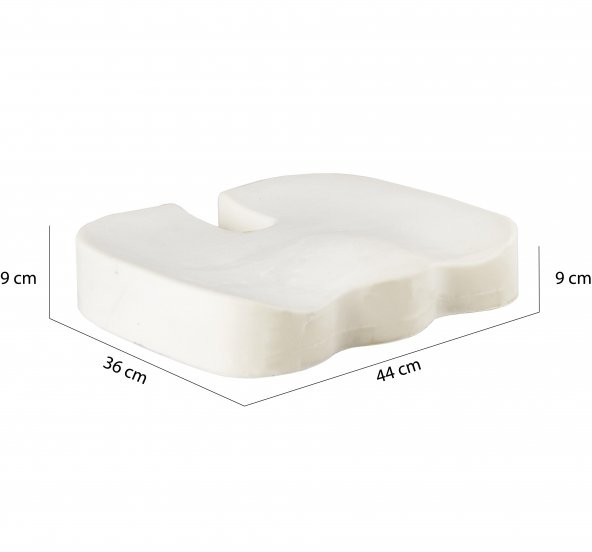 Visco Foam Ortopedik Oturma Minderi-Simidi-Yastığı Visco Yastık - 8