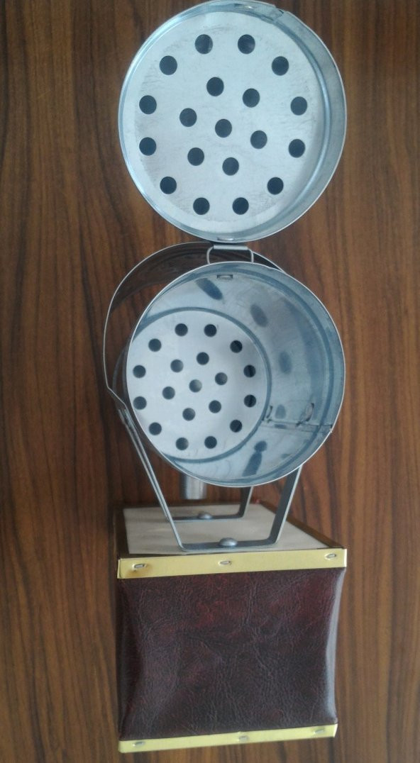 Arıcı Körüğü 1 Adet Arı Körüğü Arı Körük Arı Gumanlama Kovan Duman Verici körük Deri Paslanmaz Galvaniz - 3
