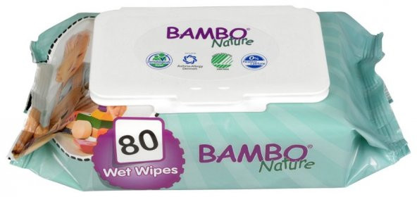 Bambo Nature/ Bambo Nature Islak Mendil - 80 Yaprak