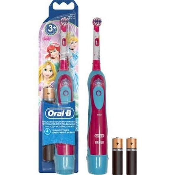 Oral-B Pilli Diş Fırçası Çocuk D2010k Prenses