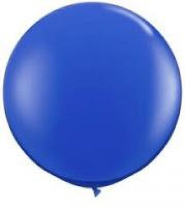 1 Adet 27 inc 68 cm Koyu Mavi Lacivert Jumbo Büyük Balon İnik