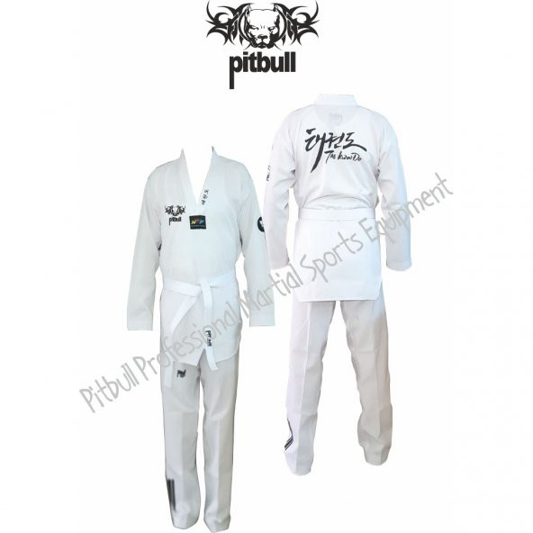 Beyaz Yaka Acemi Taekwondo Elbisesi - Tekvando Elbisesi - Beyaz Yaka Dobok