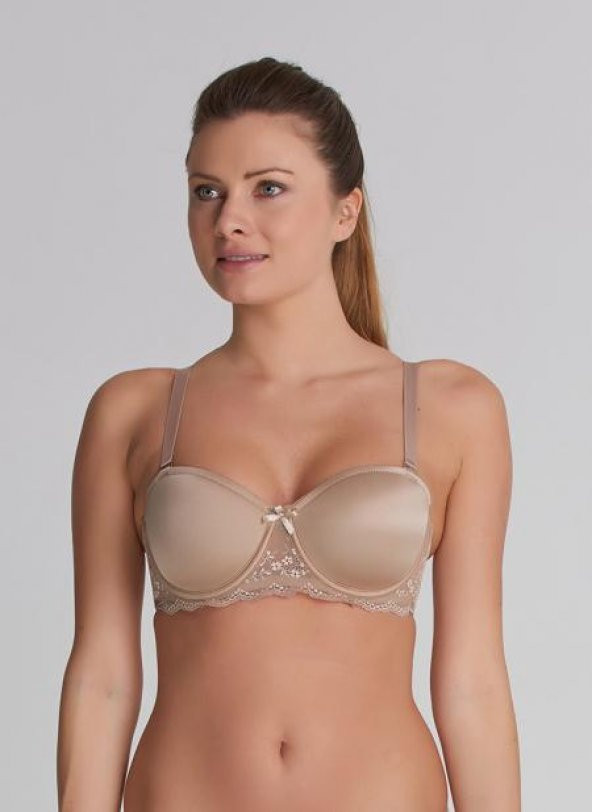 SUWEN LİNDA LACE STRAPLEZ SÜTYEN SW5365 - 3