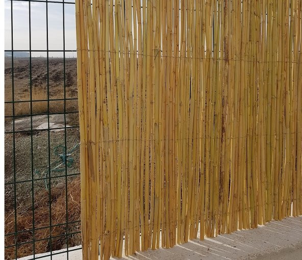 Bambu Cit 1x4,5= 4,5 m2 Kamış Çit Dekoratif Çit Rulo Bambu çit Hasır Çit